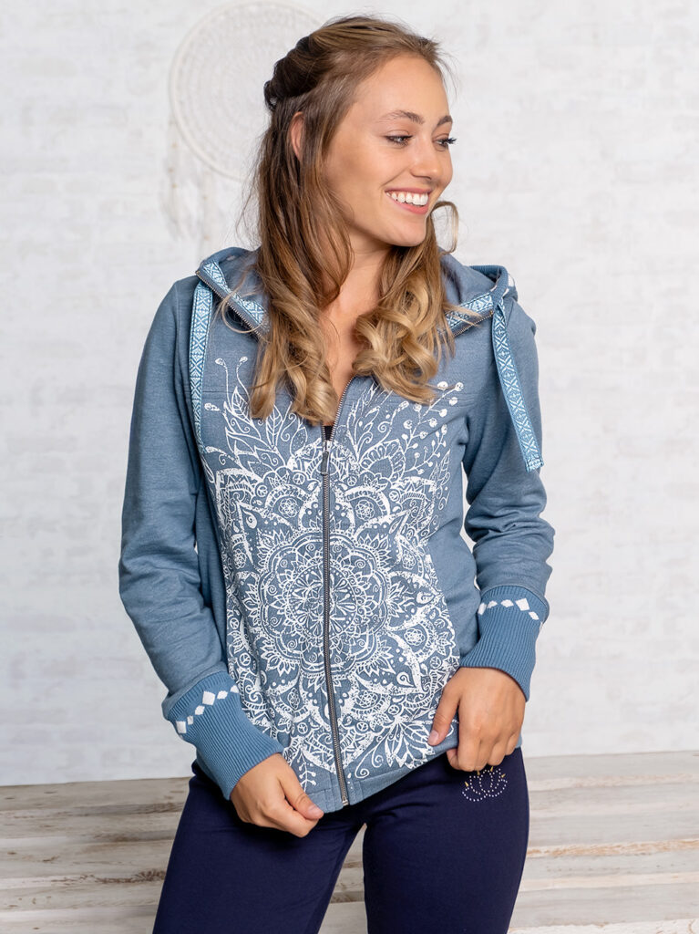 Sweatjacke Women jeansblau