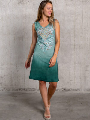Kleid Bakti, smaragd