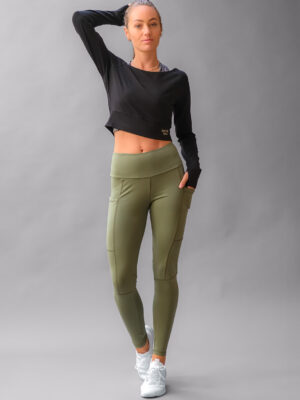 Leggings Yoga and Run - grün