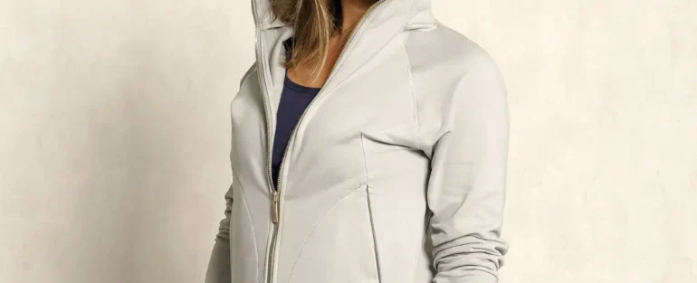 Damenjacke – kieselgrau