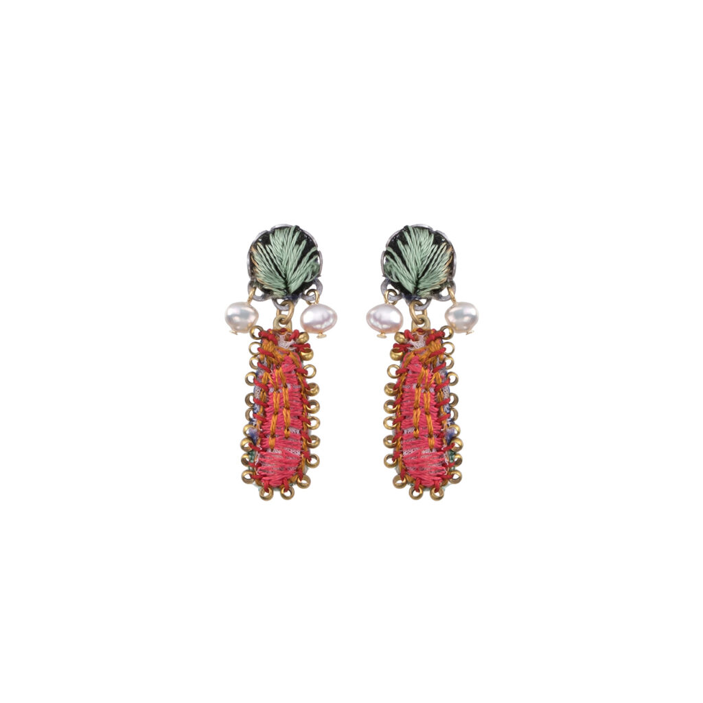 Ohrschmuck Embroidered Garden
