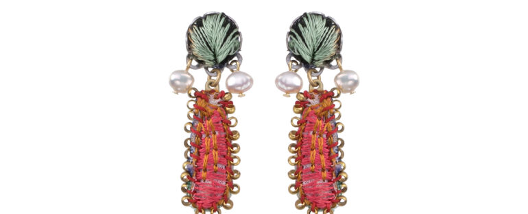 Ohrschmuck Embroidered Garden